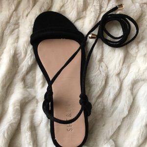 Black strappy sandals *brand new*